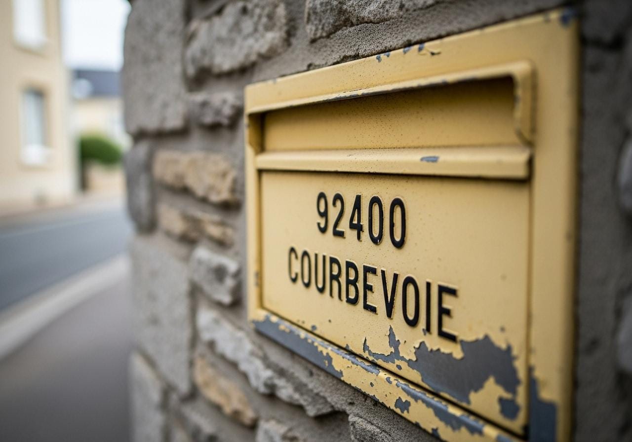 Illustration pour courbevoie code postal