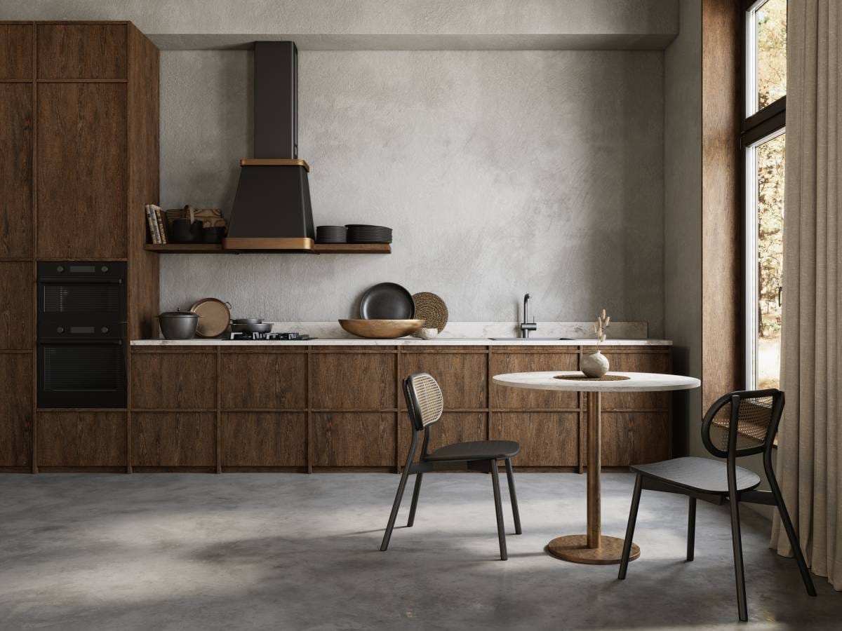 aménager un espace repas élégant dans une petite cuisine