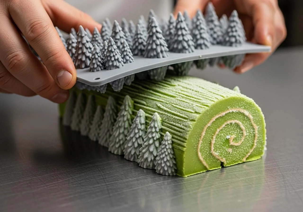 Illustration pour moule a buche